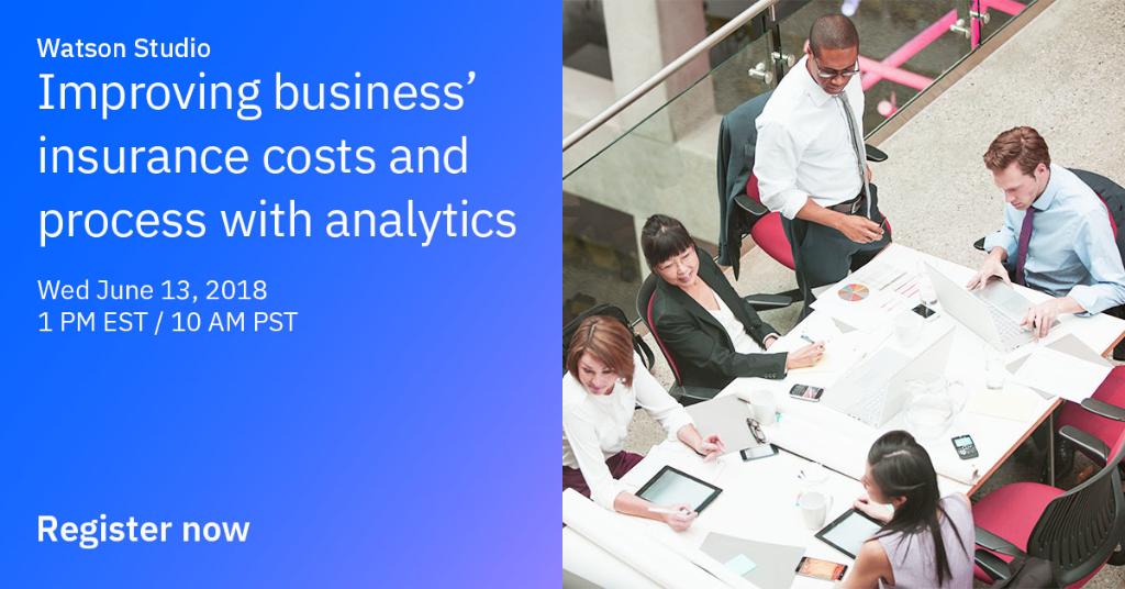IBMwatsonx's tweet photo. Learn how one U.S. health insurer used IBM Watson Studio to increase its capability to provide analytics to business owners, who are dependent on it for critical business decisions. Join the webinar this Wednesday, 6/13 – register now: https://t.co/px6cUhU3I8 https://t.co/1Le519w3Q9