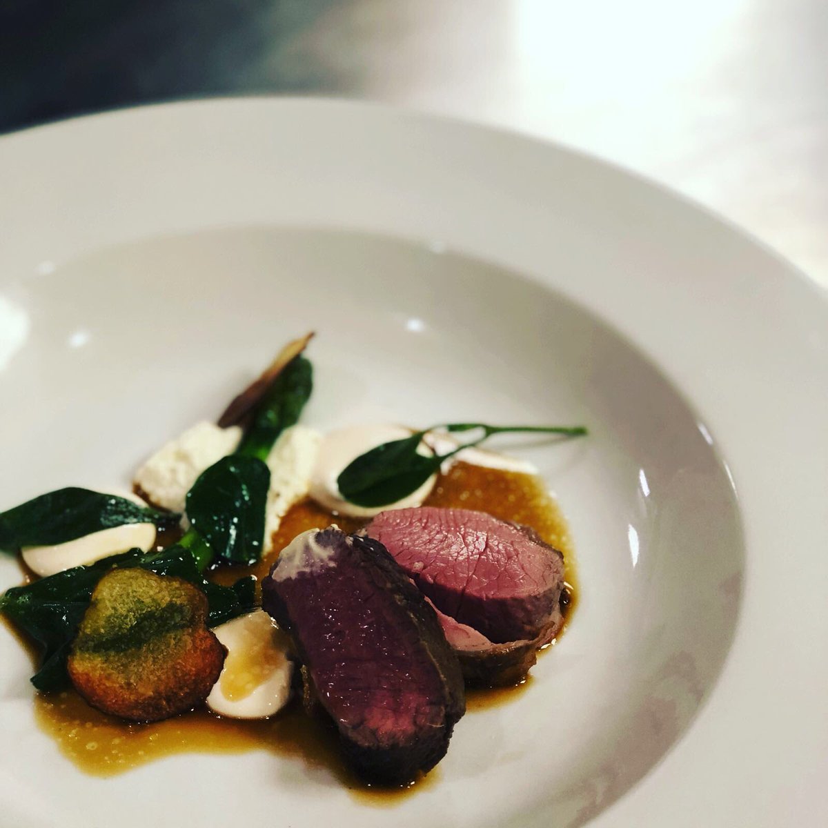 cochran_ja's tweet photo. Friday nights tasting menu at @WheelersOB collaboration with @tritfitt #chef #chefslife #food #foodie #tastingmenu #whitstable https://t.co/jhFRszXndB
