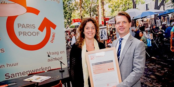 bfhsum's tweet photo. Op #PROVADA heeft @DGBCnl het #DGBC #Woonmerk gepresenteerd. Parallel aan de lancering ontving @asr_realestate de eerste certificaten voor projecten in #Hilversum en Utrecht Terwijde. Beide projecten behaalden een very good score (3 van de 5 sterren) https://t.co/lrjBb1SGch #Hsum https://t.co/9BTvaaJRsF