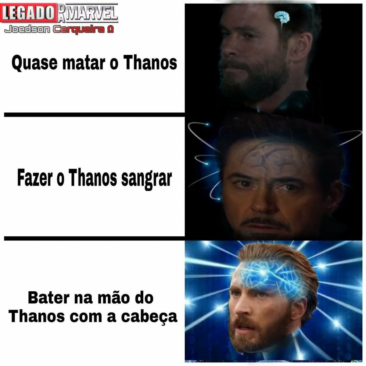 Steve, pq vc tinha que usar a cabeça?