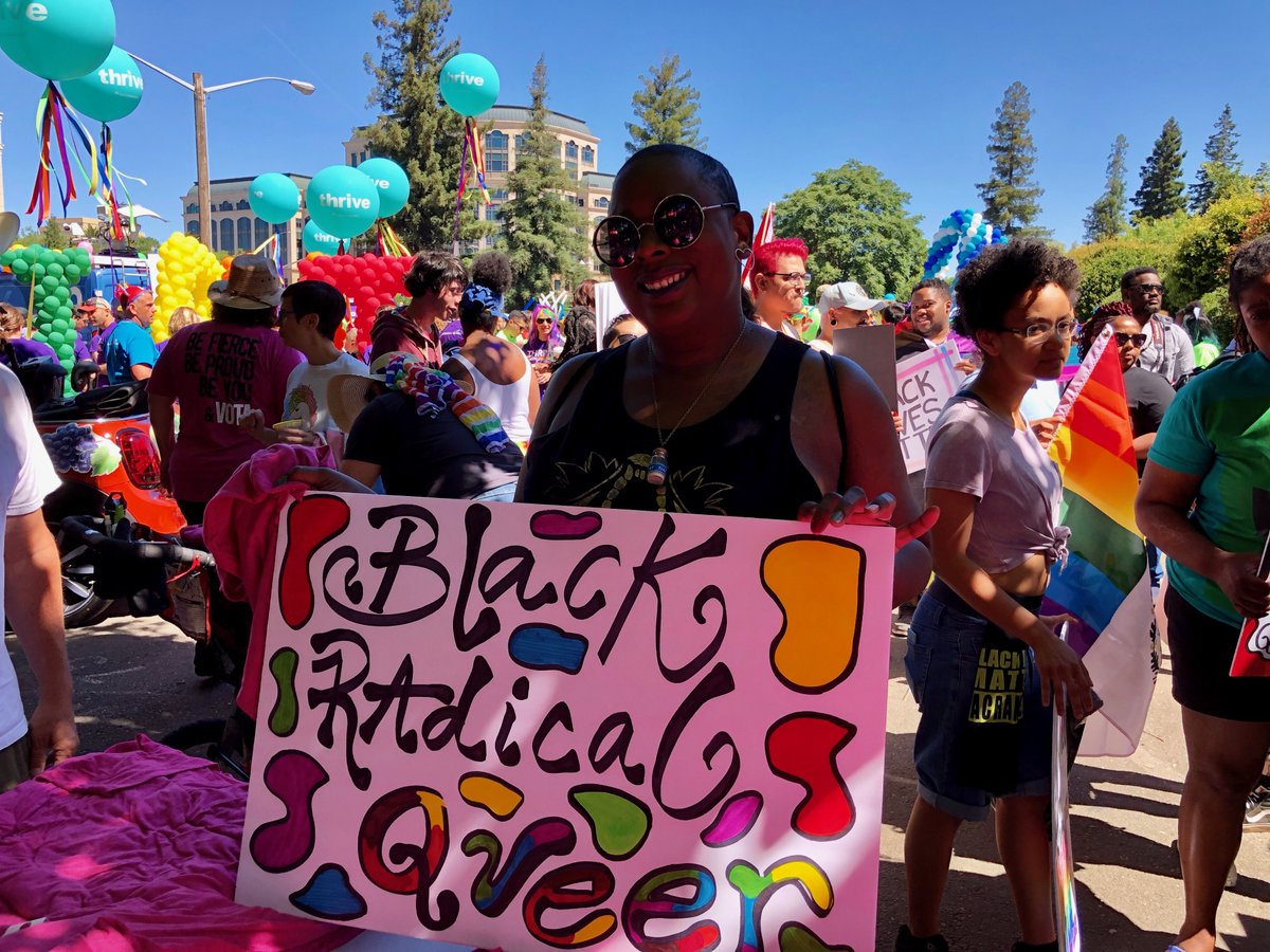 eqca's tweet photo. Celebrating our community’s strength, resilience, and diversity today at @SacPride parade today with our friends, coalition partners, and volunteers! We are the future, and #TheFutureIsFearless! #Vota #SacPride #Pride2018⁠ ⁠ https://t.co/7OR1671xV0
