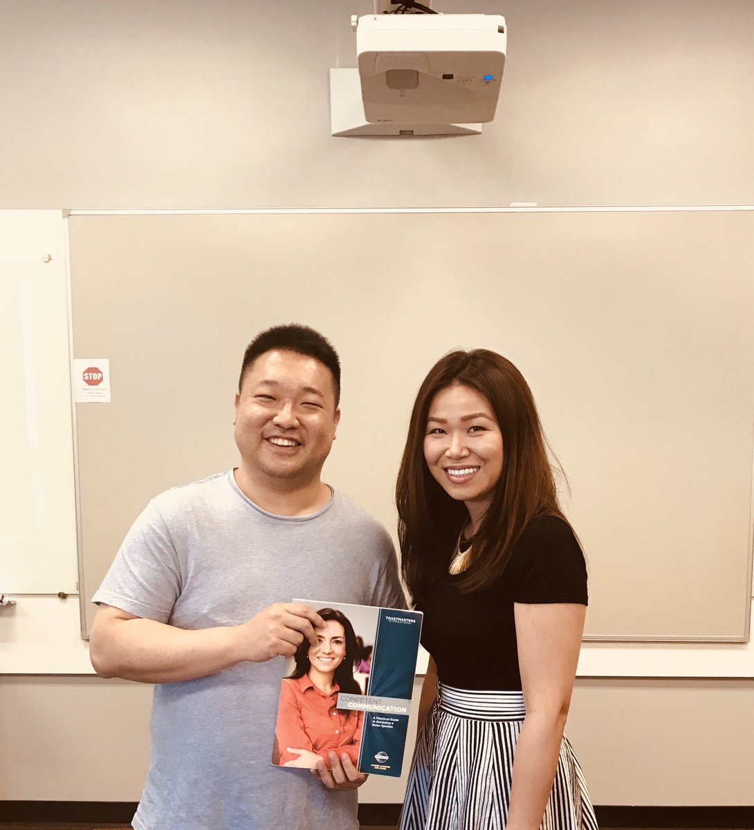 AAPA_Toasts's tweet photo. Congratulations to one of our awesome members John Liu! 

John powered through his CC manual &amp; completed his 10th project yesterday, all w/in 8 mo. Such an amazing feat! 

#milestone #success #discipline #Toastmasters #publicspeaking 

(John in pic w. club president Lilian Phung) https://t.co/tLBUcCnC3l