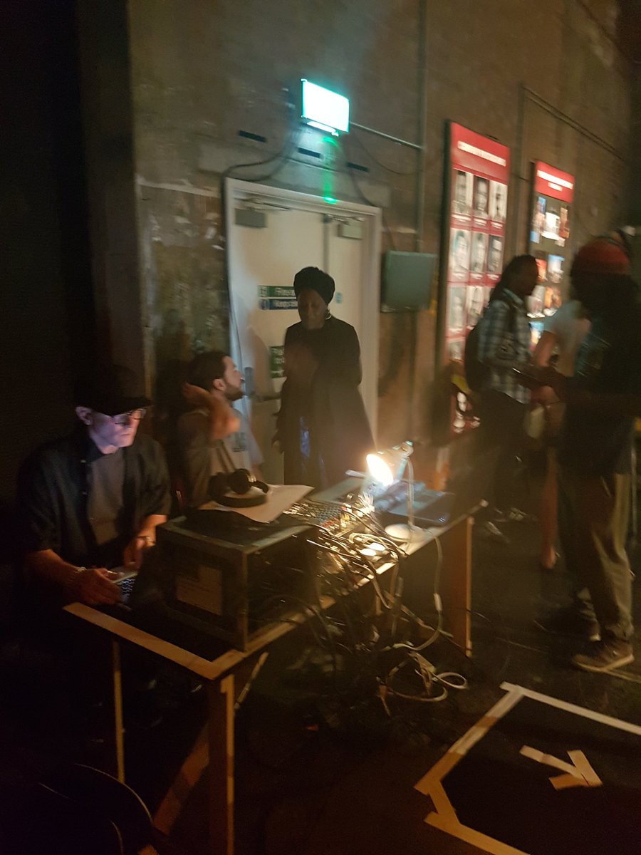 rogerg44's tweet photo. Last minute behind the scenes preparations for our @Ujimaradio team #ujimapresents opening night as part of our partnership work w/ @BristolOldVic produced bJenny Davis with local and national collectives and talent @CleoDanceBaton @UrbanWordCollec #ujimaelevates #yearofchange https://t.co/Qu3CcVPwSu