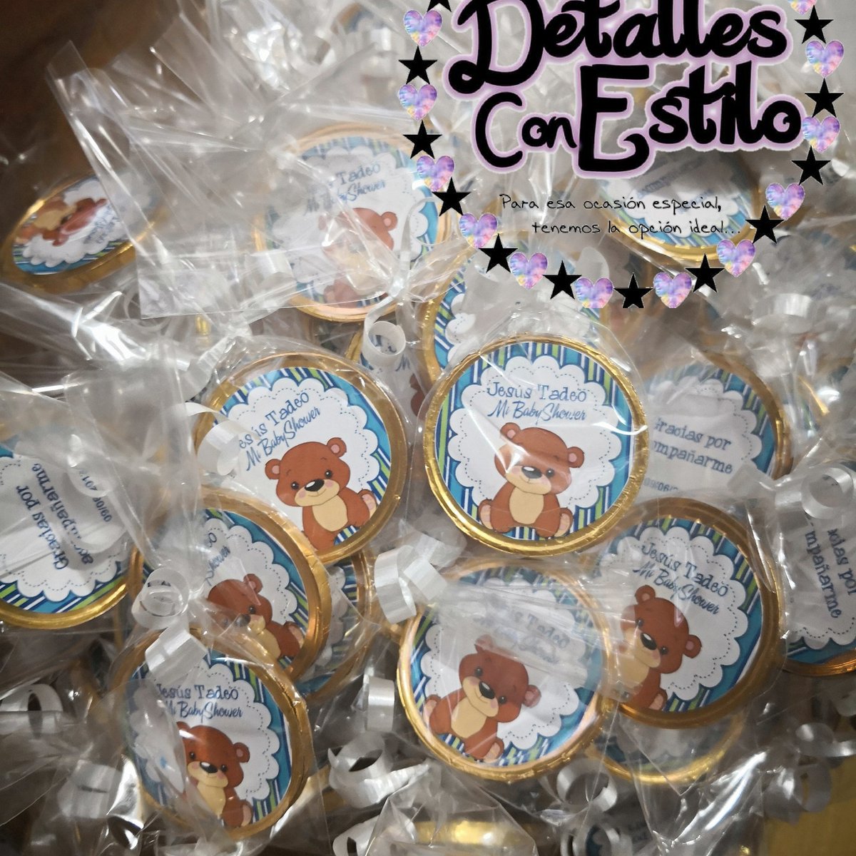 ConDetallesConE's tweet image. Monedas de chocolate personalizadas
Recuerdo para baby shower
$5 cada una