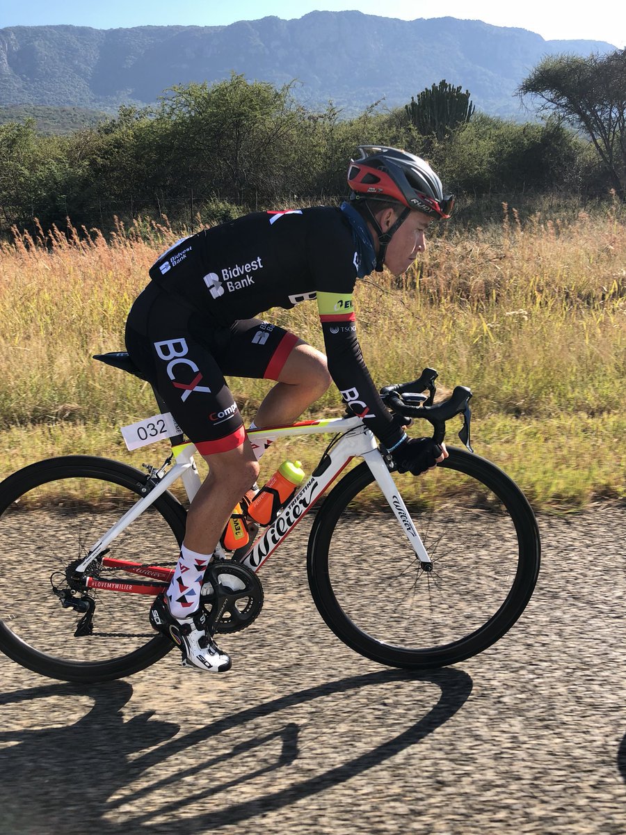 165 km up the road at Kremetart with <a href="/DGirdlestone/">Dylan Girdlestone</a> big day in the form bag ticked.. happy <a href="/MarcPritzen/">Marc Pritzen</a> could step up and deliver for us @TeamBCX <a href="/EvoxNutrition/">Evox Nutrition</a> <a href="/RudyProjectSA/">Rudy Project SA</a>