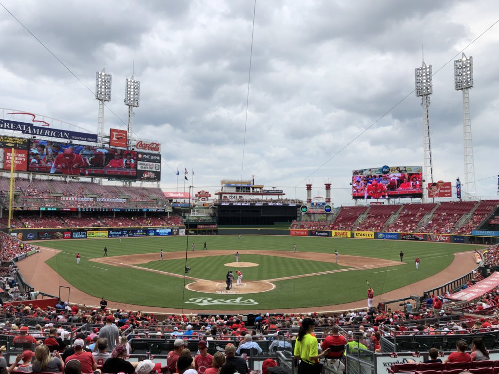 A great day for baseball! #Reds #STLCards