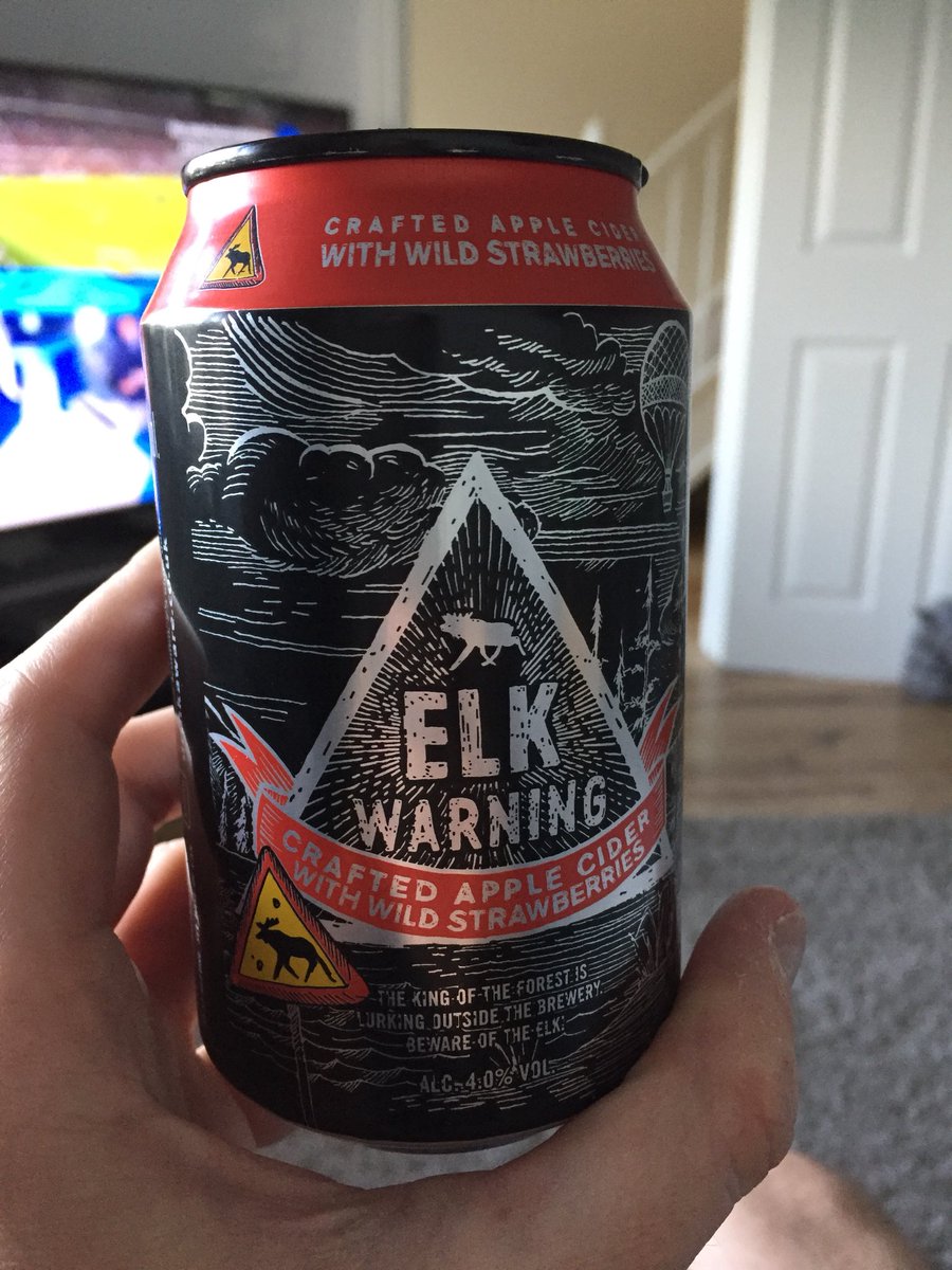 DaveyRog's tweet photo. Good cider this cheers @GCutlan . #elkwarning https://t.co/ItJ7mjmxvg