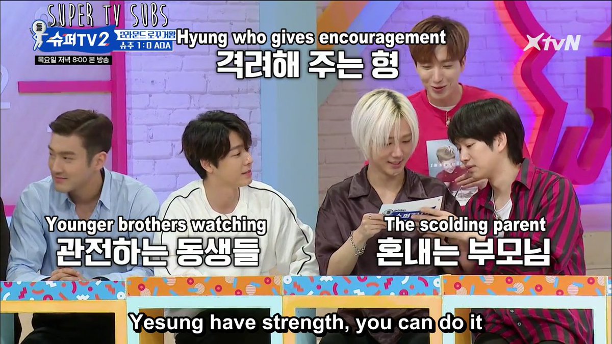 emzhaek's tweet photo. [ENG SUBS] 180607 Super Junior's Super TV Season 2 - Episode ONE with guests AOA by @Supertvsubs

Click here for ALL links -> https://t.co/5AxImFOOWv

Openload: https://t.co/hMCAm8R4Pu
RapidVideo: https://t.co/DB9jsUMZiX
MEGA: https://t.co/TiPq30Mx61
360p: https://t.co/XyUsczLYmK https://t.co/uPxzaDv4ho
