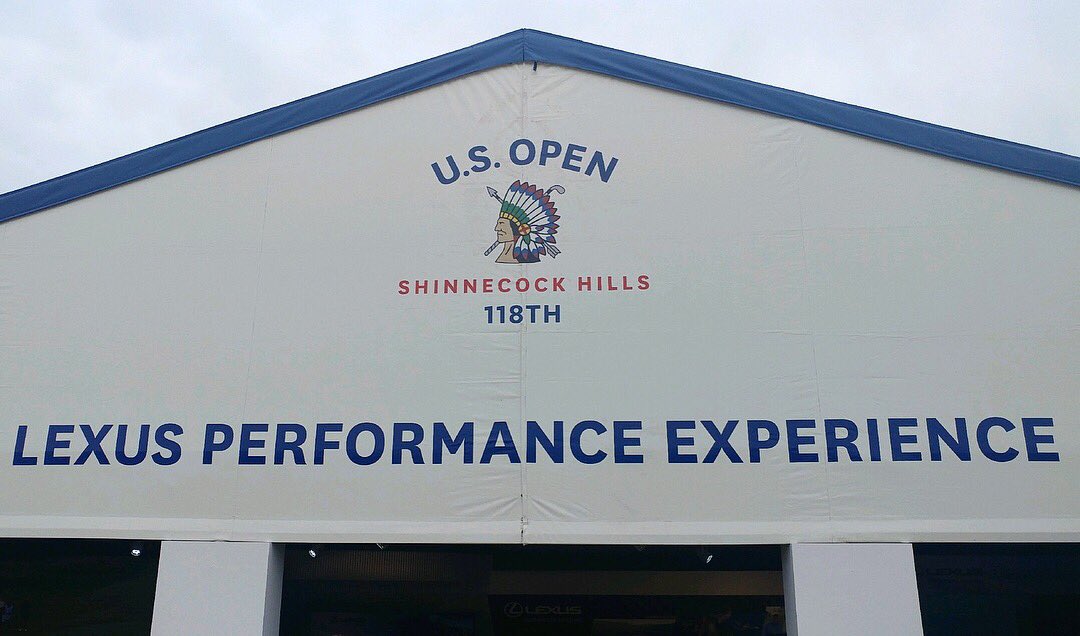 PremiumLabor's tweet photo. We’re putting the finishing touches on this spectacular build by #ASVInc for @Lexus at the 118th @usopengolf Tournament at @ShinnecockHills in Southampton, NY! ⛳️🏌🏼‍♂️Stay tuned for more on what’s inside! #USOpen #USOpen2018 #Golf #Lexus #ExperienceAmazing https://t.co/aefJViUO6z