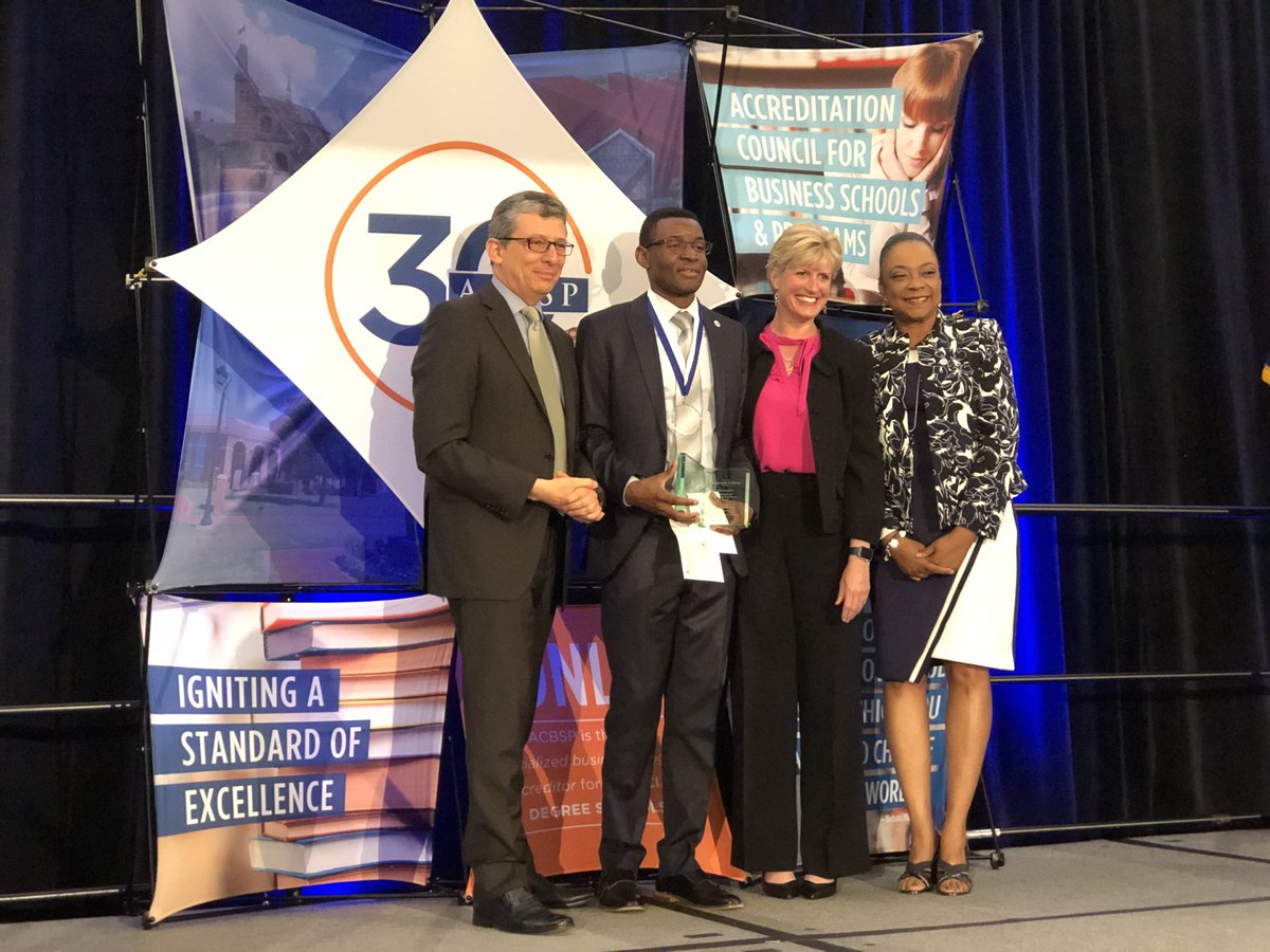 acbspglobal's tweet photo. Germain Pichop of Oklahoma City Community College wins the International Teaching Excellence Award for Associate Degree Programs! #ACBSP2018 https://t.co/oGtg6IujwR