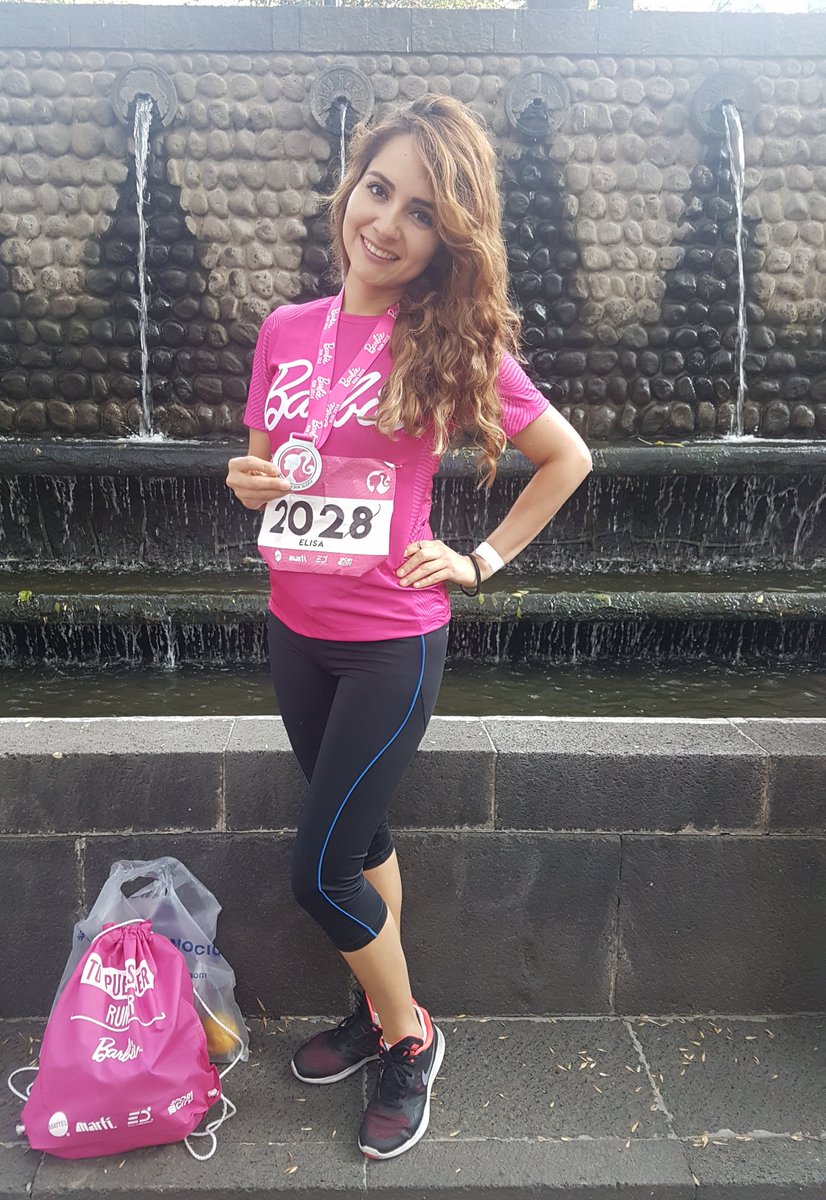 elisabv's tweet photo. 10 km superados!!! Primera carrera cumplida!! Un meta mรกs superada!! Vamos por mรกs!! #BarbieRunMX #emociondeportiva https://t.co/6x0hyD2RMv