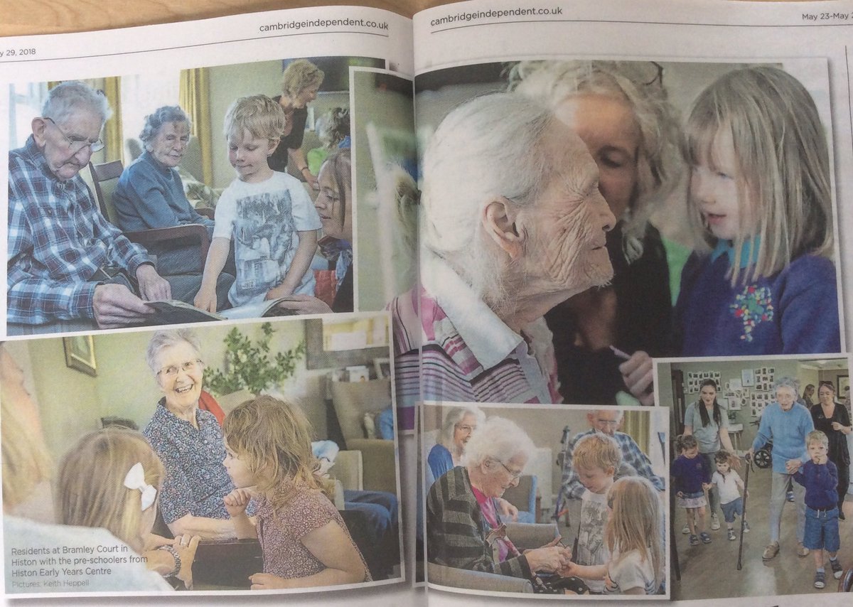 Beautiful photos from an article about our work with <a href="/Bramley_Court/">Bramley Court</a> such high levels of well being and involvement across the generations @JudeTwaniEEX <a href="/SollyKathryn/">Kathryn Solly</a>
