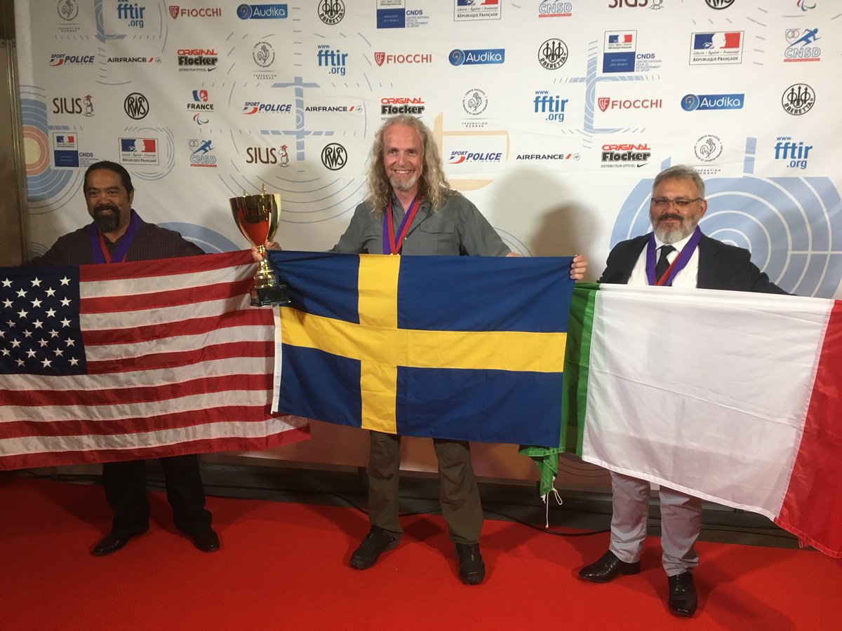 IPSC_Sweden's tweet photo. Resultat VM Guldmedalj till Sverige genom Johan Hansen i Dynamiskt Hagelgevär. https://t.co/6HsQDD3Q5V