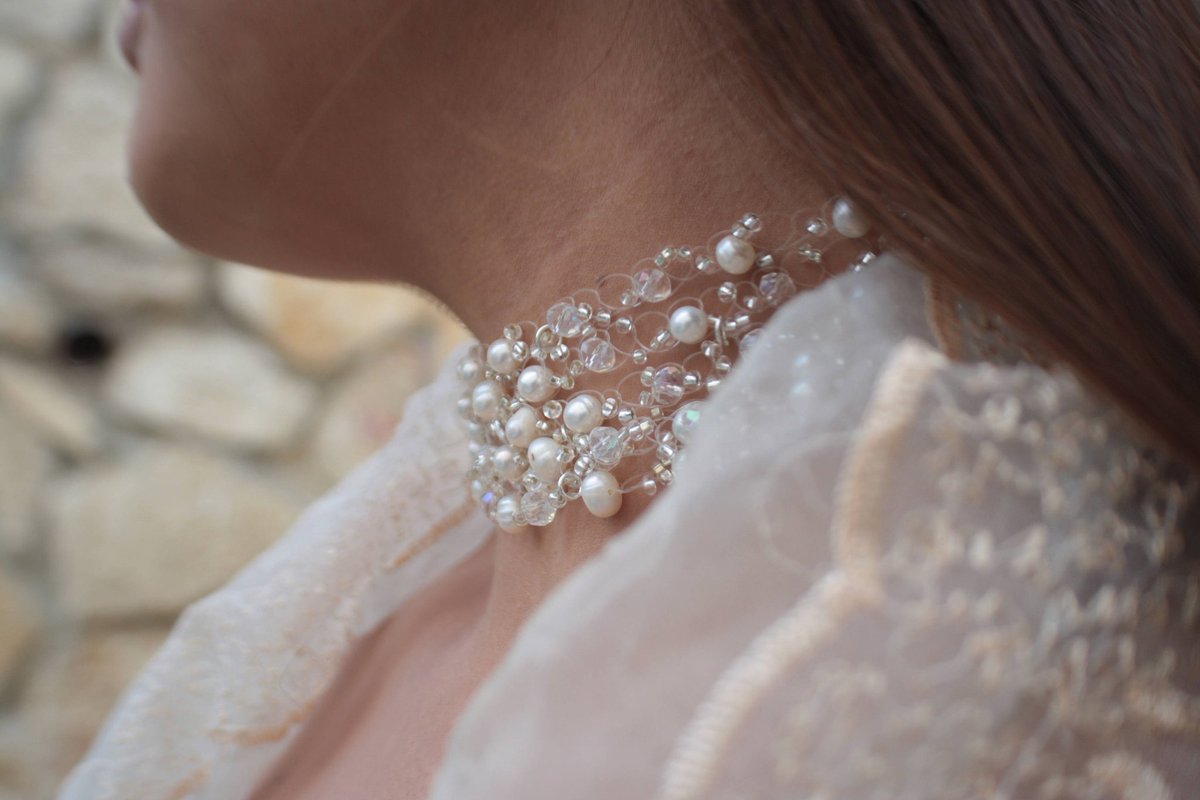 Kristinlis28's tweet photo. Excited to share the latest addition to my #etsy shop: Floating Bridal Pearl 6 strands choker necklace, Ivory Real Pearls with Czech crystals, Beautiful #Bridal #Wedding #CrystalJewelry set #necklace #white @WeddingIdeas___ https://t.co/6548TPPyzP https://t.co/P4koRTEhmZ