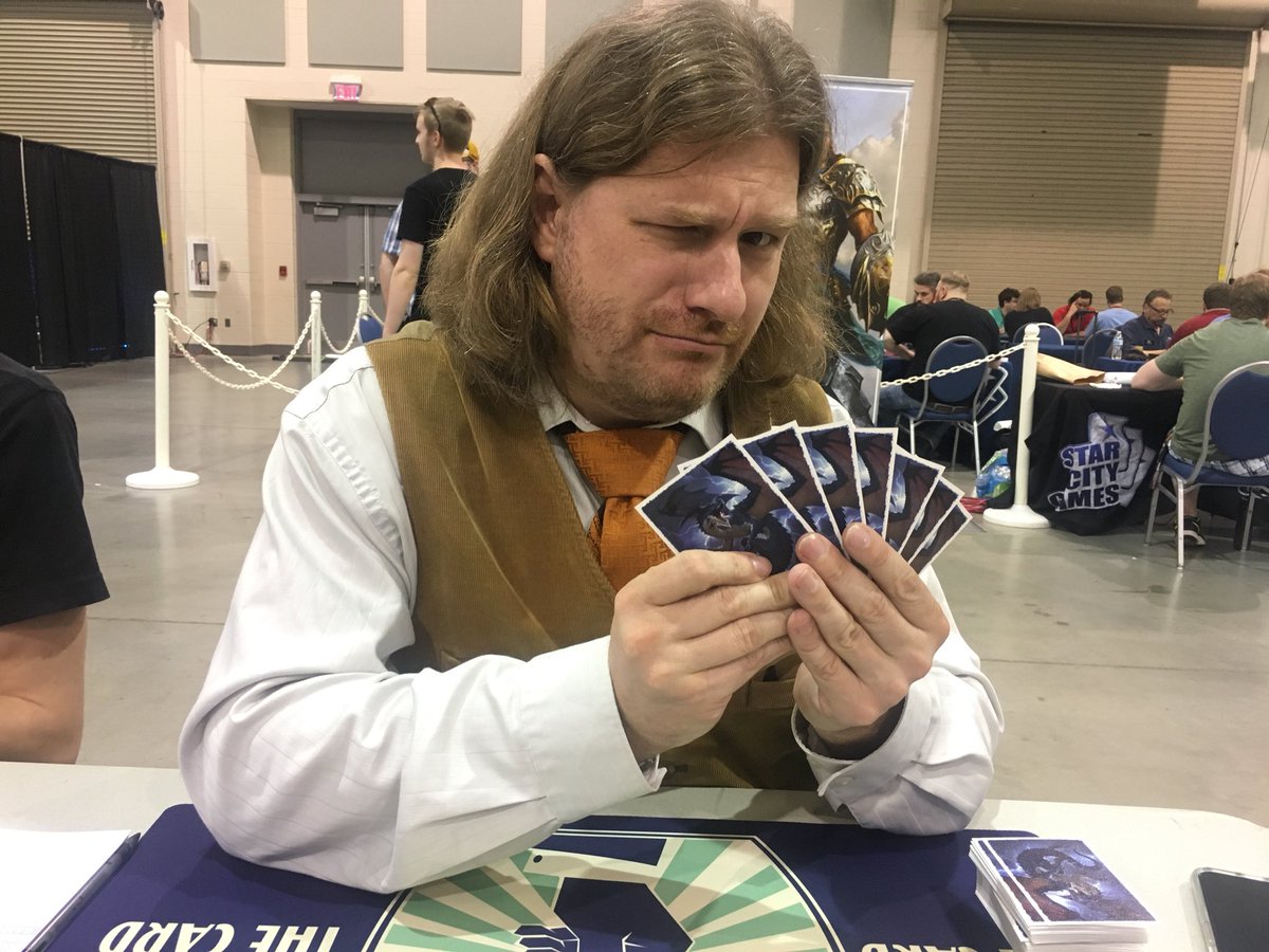TheMaverickGal's tweet photo. Round 5 #MTGPauper “feature” match! #SCGCon @TolarianCollege https://t.co/btqHRoeNBm