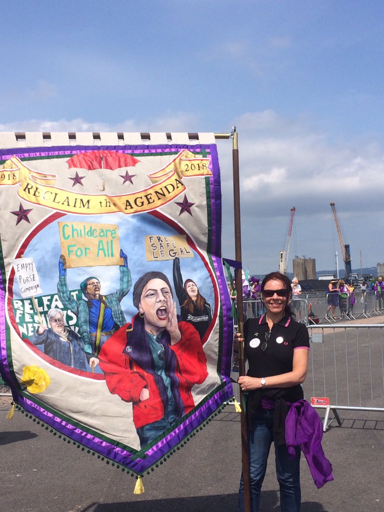 DrDeiana's tweet photo. What a day of celebration and activism #PROCESSIONBELFAST #NOWforNI #trustwomen https://t.co/ixLtQDiCrw