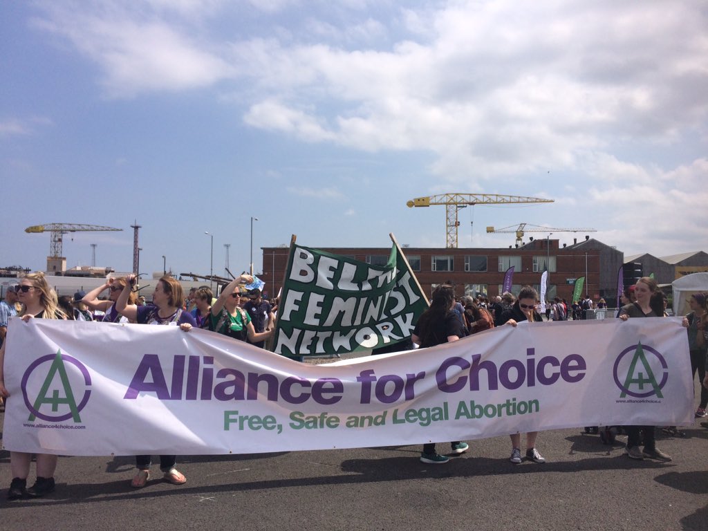 DrDeiana's tweet photo. What a day of celebration and activism #PROCESSIONBELFAST #NOWforNI #trustwomen https://t.co/ixLtQDiCrw