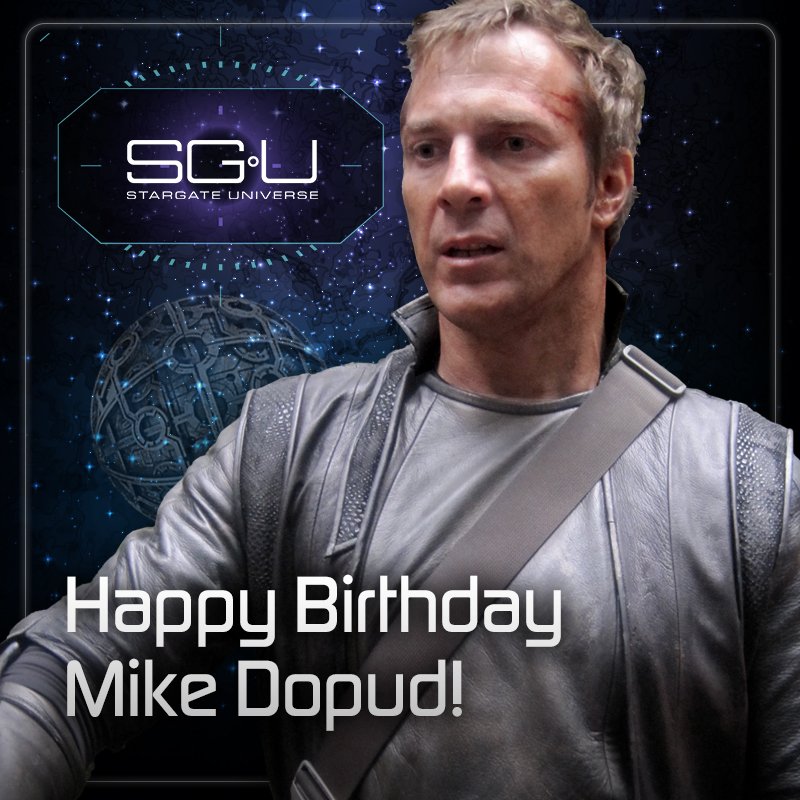 Happy birthday to SGU s Varro - Mike Dopud! Enjoy hunting some Berzerker drones today! 