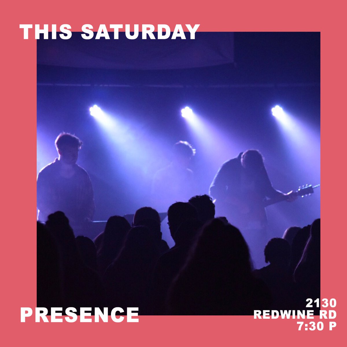 presencemin's tweet photo. THIS. SATURDAY.
7:30 PM
2130 REDWINE RD
B E T H E R E https://t.co/4iv87BjEIE