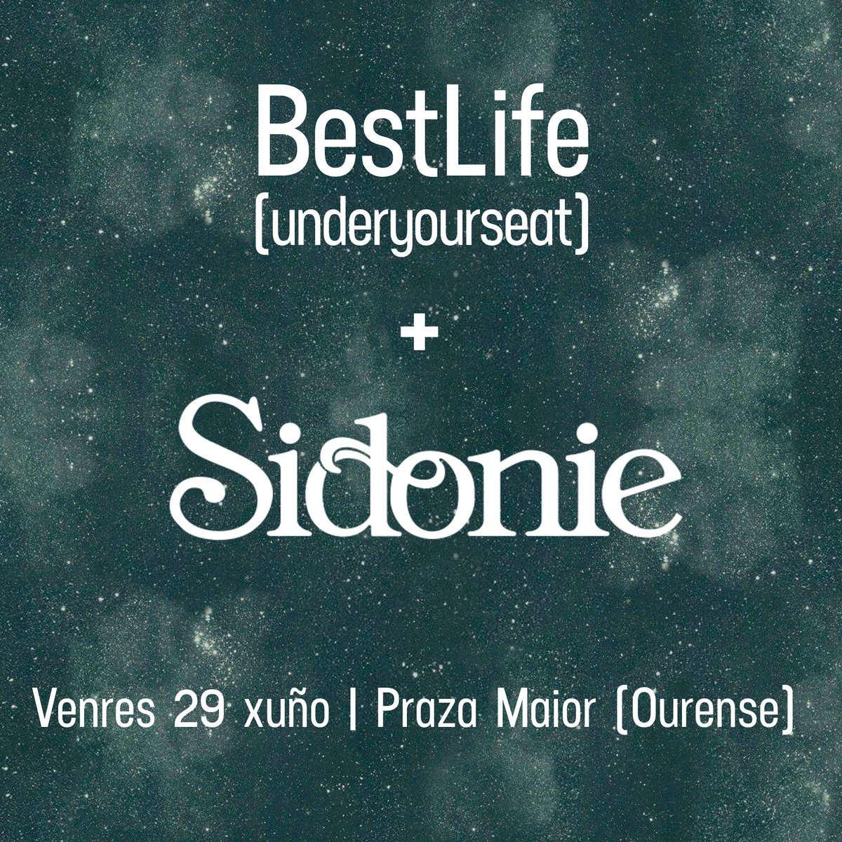 Ya es oficial y ya podemos anunciarlo.
El próximo 29 de Junio a las 22:30 estaremos presentando "Changes" en directo acompañando a Sidonie dentro de la programación das Festas de Ourense 2018.