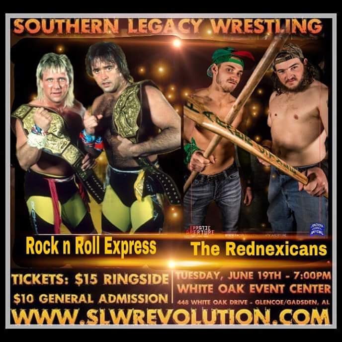KAVRON_KANYON's tweet photo. Look atya boyz. I reckon this is what happens when you punch a WWE Hall Of Famer in the face a few times. Now #TheRednexicans #ElProximoJefe @bobby_flaco4 &amp; #TheKingOfFarmerStyle @kavron_kanyon get to punch 2 WWE Hall Of Famers in the face in #TheRockNRollExpress DON'T MISS THIS https://t.co/dUitNtMqZ2