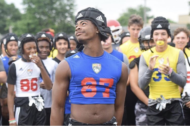 Espn2Zay's tweet photo. @FBUcamp @MacyGolder #fbuphilly thank you all for producing a wonderful camp and also giving me to the opportunity to participate in the national army combine and game located in texas and also moving on to top gun in carolina i๏ธ has a wonderful time!! https://t.co/M6R89q2A7B