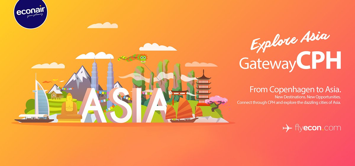 flyecon's tweet image. With Singapore, Beijing, Shanghai, and many more amongst the range of choice, our new GatwayCPH will surely offer something for everyone. For more information, check our community at bit.ly/2JvLHik