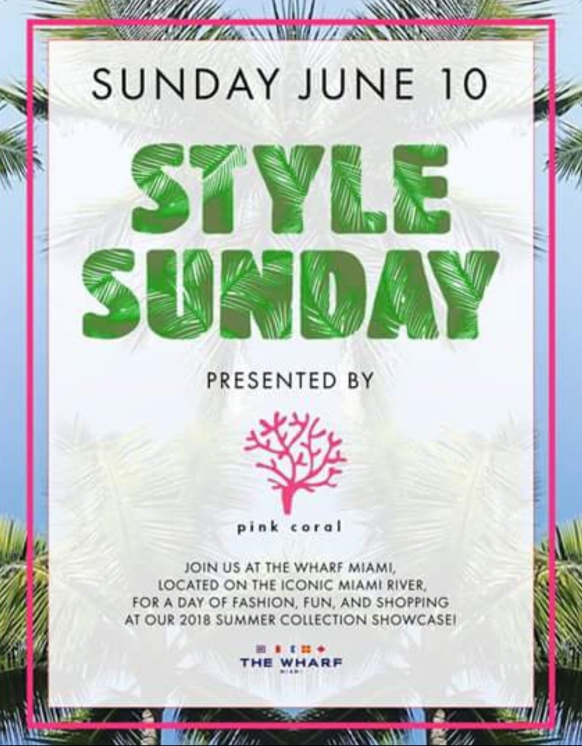 stylecurator_'s tweet image. Yes we shall #stylesunday with fab endless resort wear and summer vibes boutique @pinkcoralmiami hosted gorg outdoor riverside @wharfmiami 💖🌴🛍 #SundayFunday