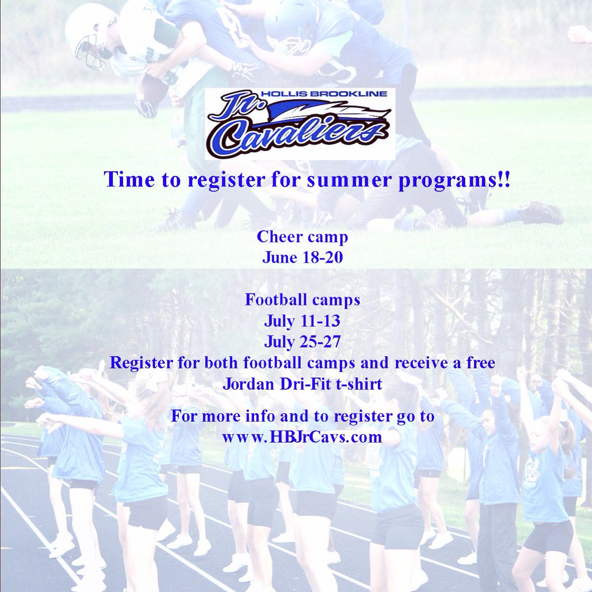 It’s almost time for summer camps!!