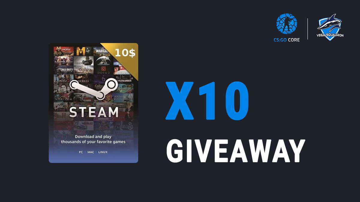 NEW 100$ #CSGO GIVEAWAY! 🔥🔥

Powered by @CSCoreGG and <a href="/VegaSquadron/">Vega Squadron</a>!

ENTER NOW: gleam.io/wgUMb/vegasqua…

#ECS5 #ESLOne #DHOpen