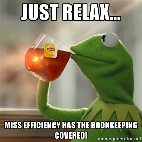missefficiency's tweet photo. Sit down and have a cuppa. Contemplate life. Plan for expansion. That's possible when we're taking care of the books. #SmallBusiness #SmartBusiness #BeautifulAccounts #Xero #ReceiptBank #WorkLifeBalance #TimeManagement https://t.co/9cFLIeDCGZ