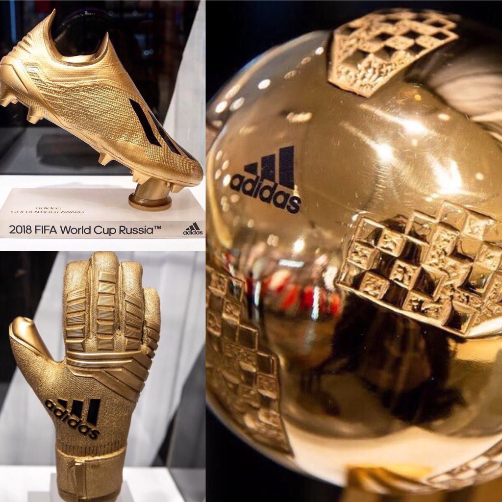 Mundialistas on Twitter: "Ya están listos el Balón de Oro, la Bota de Oro y el Guante de Oro para Mundial de https://t.co/xBicxckAX6" / Twitter