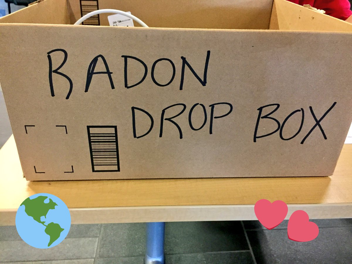 Come drop off your radon test kits today June 10 at 1pm-3pm at the North Vancouver City Libary