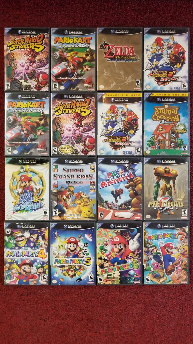 all mario games on game cube