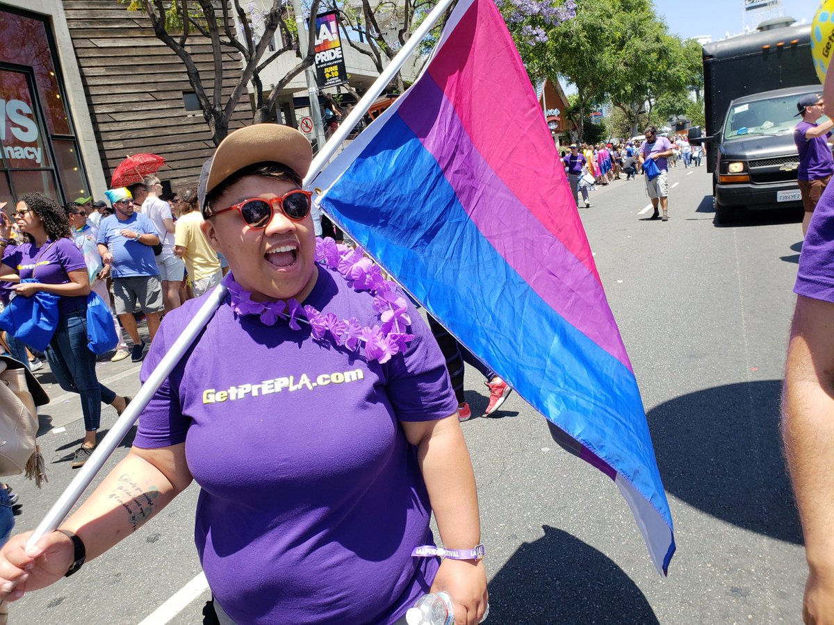 getPrEPLA's tweet photo. It was our biggest turn out of volunteers ever! Thanks for helping us educate our communities at #LAPride about free and low cost PrEP + Condoms. https://t.co/P0reldAKhc #JustBe #getprepla https://t.co/S5t7JUNYTf