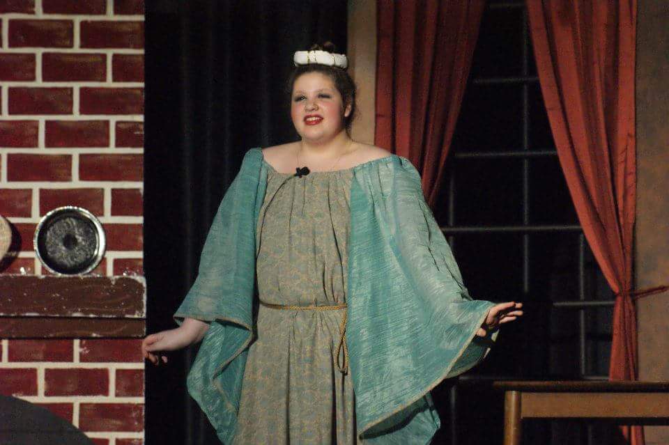 Call_Me_Elphie's tweet photo. A stepsister, an inkeepers wife, and Leading Player walk into a bar... 6 year theater journey, many more years to come! #TonyDreaming https://t.co/t9xrgJ4wl5