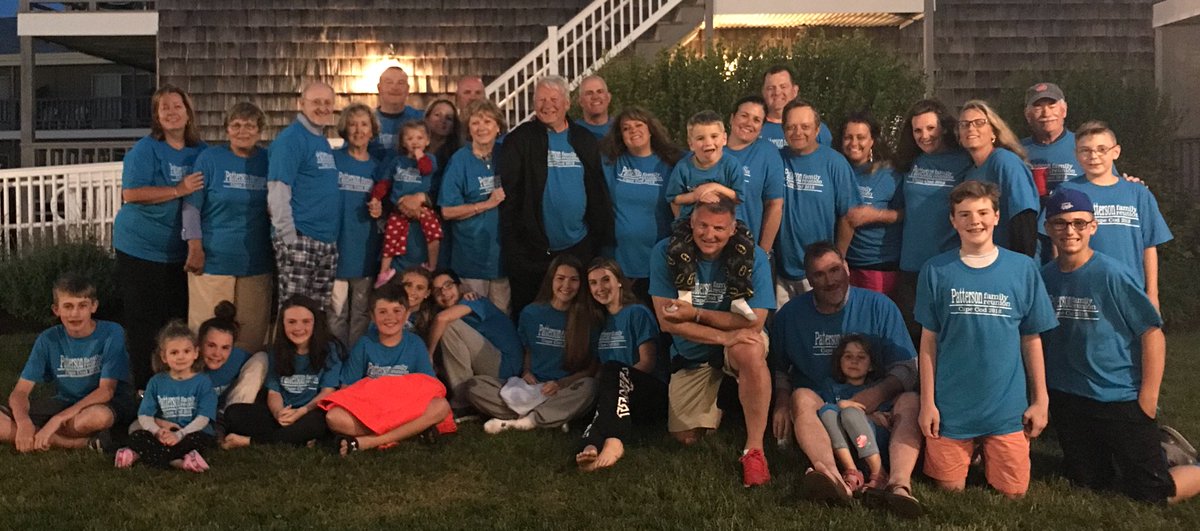 khutchison3's tweet photo. Great Patterson Reunion! #capecod2018 https://t.co/8d6hZYyuA1