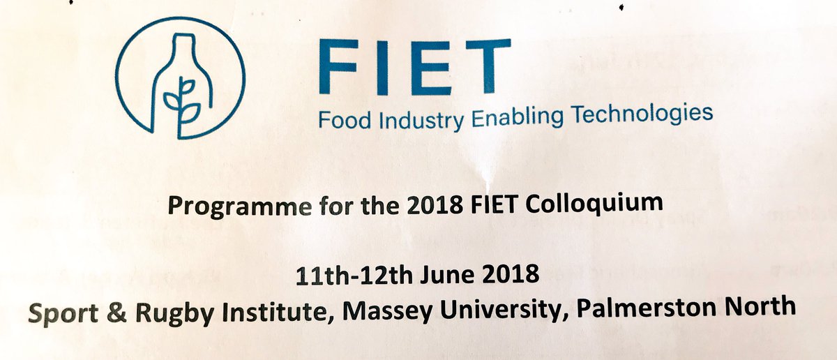 kati_pai's tweet photo. NZ’s leading food tech researchers & engineers gathered today @MasseyUni -working with our food industry to deliver innovative food processing technologies. Looking forward to the next few days! #FIET #powerincollaboration #NZInc @AgResearchNEWS @plantandfood @otago @AucklandUni https://t.co/zFKXiUlMSp