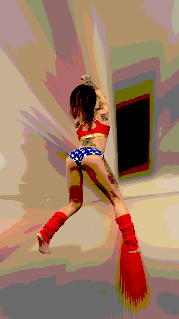 HildersleyLyle's tweet photo. Cartoon me! 😂💖 #WonderWoman  #sundaybumday #ass #whynot #poledancer https://t.co/TaJc4fBV2K