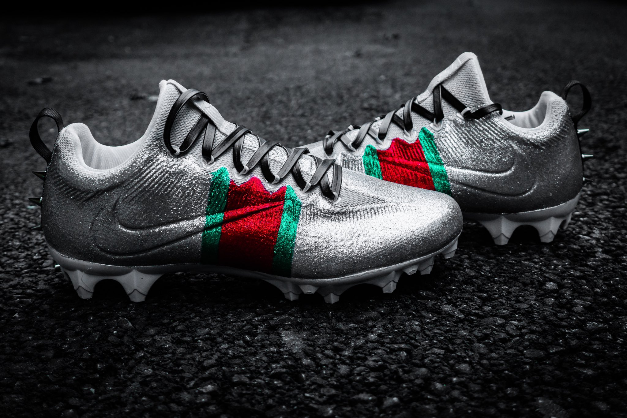 Marvin Baroota on X: Custom Gucci Bambi inspired cleats for @Mathieu_Era!   / X