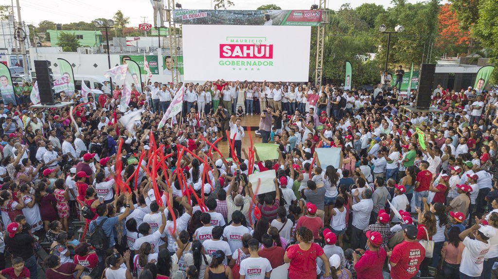 pvemyuc's tweet photo. Retweeted Mauricio Sahuí (@mauriciosahui):

Con propuestas claras, responsables y llenas de orgullo por nuestra tierra, juntos haremos posible la mejor versión de Yucatán. ¡Vamos a ganar! https://t.co/X3sGrt6sRs