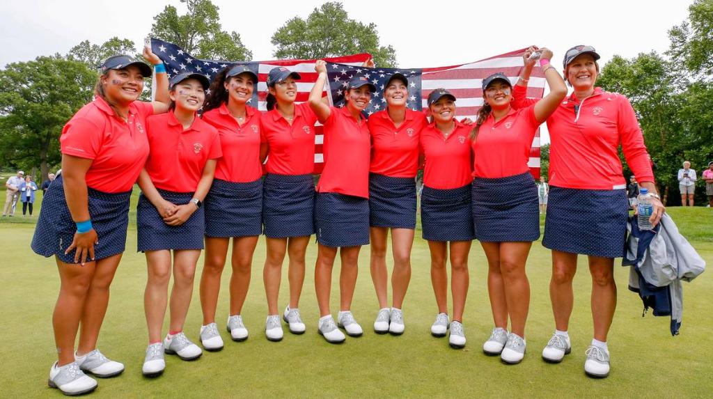 The 🇺🇸 #CurtisCup Team made history at Quaker Ridge Golf Club. spr.ly/6013DcqVZ