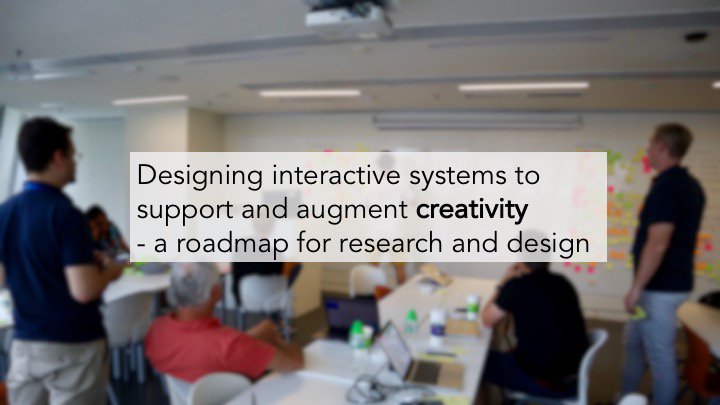 peterdalsgaard's tweet image. Thanks to all the participants who helped shape our #acmDIS2018 workshop Designing Interactive Systems to Support and Augment #Creativity. Here are the main outcomes - we have much work ahead of us if we want to better support open-ended, non-routine thinking and doing. #HCI #IxD