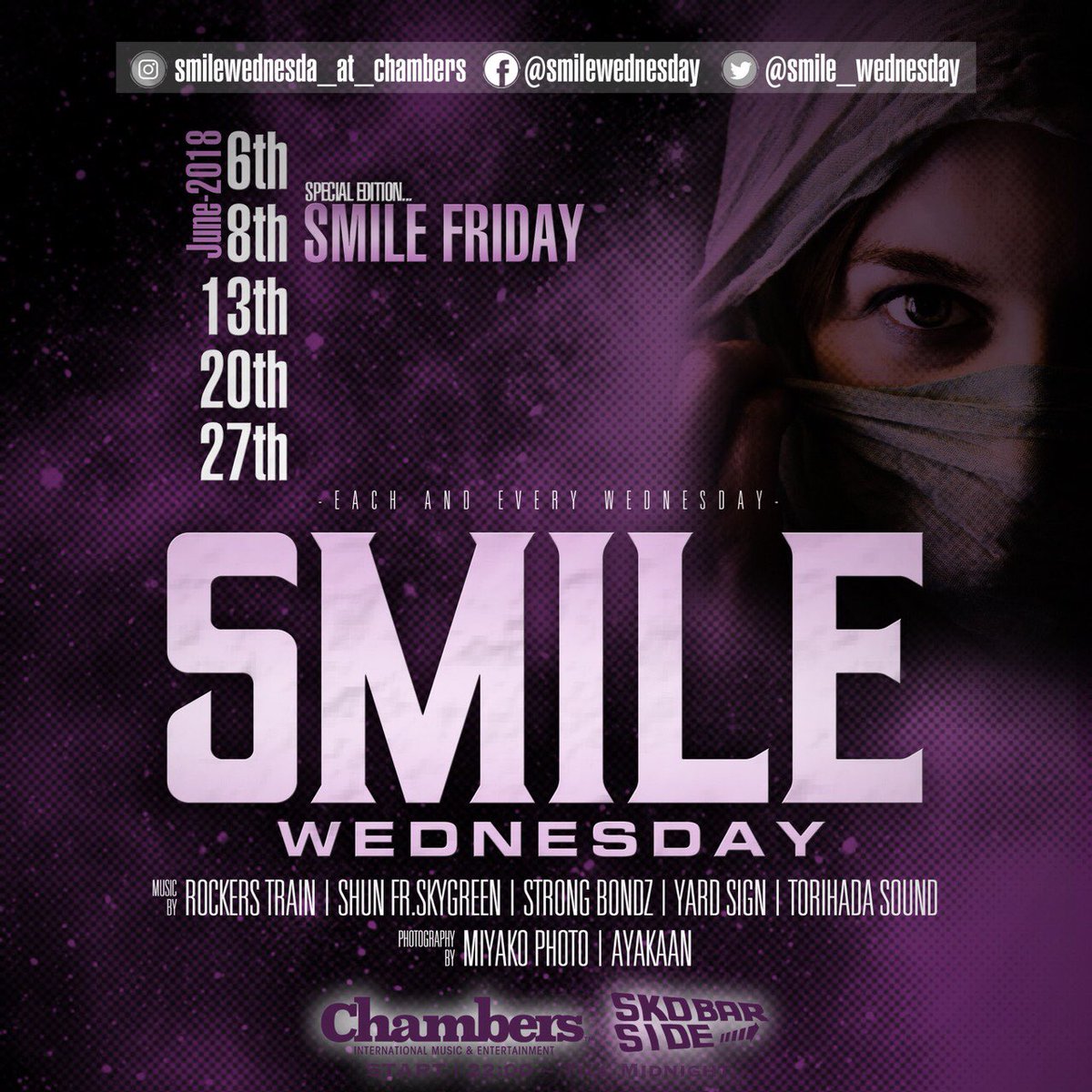 DjTam_Yardsign's tweet photo. 今週!!🙌🏾🆙
6/12(tue) @GardenBar_Osaka 
#Red_circle #アカマル

6/13(wed) @Chamberskyoto 
#Smile_Wednesday

6/17(sun) @GardenBar_Osaka 
Day #Sopream_Sunday 

6/17(sun) @kitsune_kyoto 
Night #Hundred 100

宜しくお願いします！
🎤🎧🔊🔥 https://t.co/ntxewOxxn7