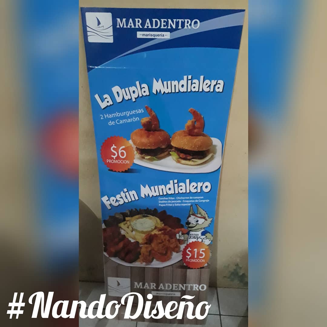 NandoDiseno's tweet photo. Listo para entregar #banner  a nuestros amigos de @mar_adentro_marisqueria  gracias por confiar en #NandoDiseño y si deseas el tuyo solo Contáctanos ⤵ https://t.co/Yo5Hj0Ff9f