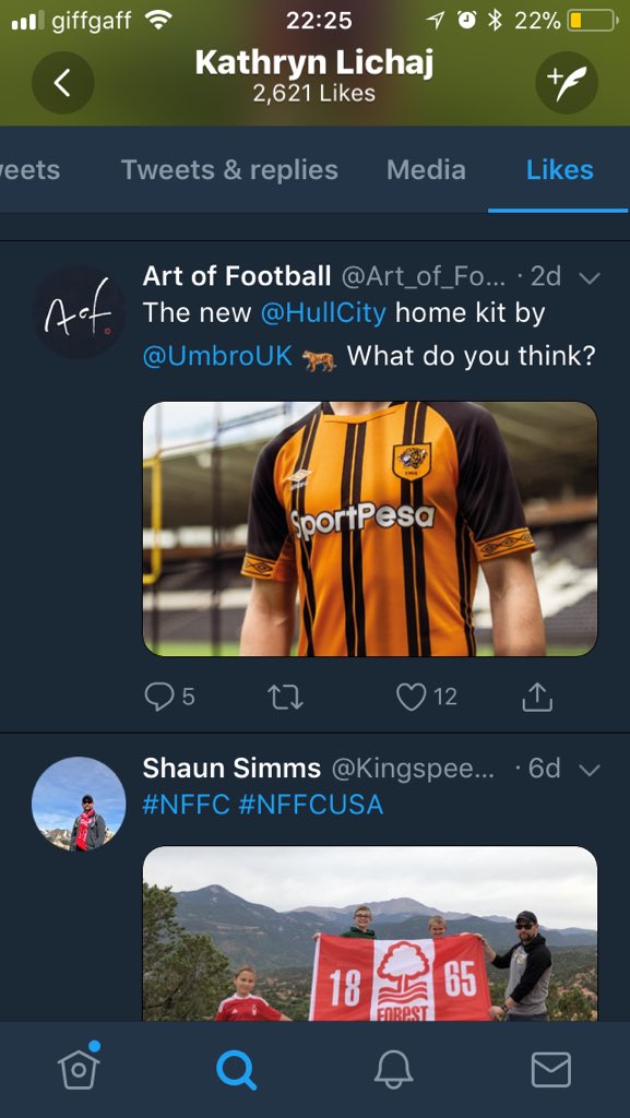FatShaft's tweet photo. Eric Lichaj’s wife has ‘liked’ Hull Citys new kit. Just sayin’.
 #hcafc @HullCity https://t.co/0MxRR5c7YF