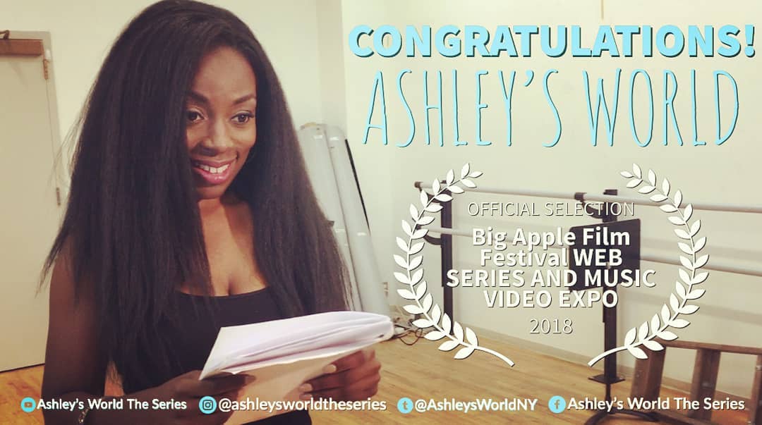 AshleysWorldNY's tweet photo. Amazing news! "Ashley's World The Series" was just selected by @bigapplefilm for the Big Apple Film Festival!! 😀❤️ We are so excited, grateful and thankful!!! #filmfestivals #filmfestival #webseries #indieseries #excitment #celebration #screenings https://t.co/j98jJuBcZS