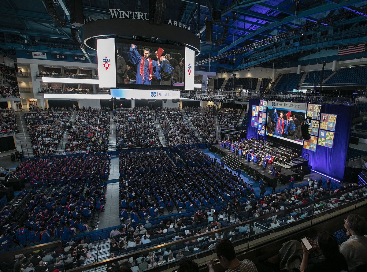 DePaul_News's tweet photo. Tassels turned! Congrats, Driehaus College of Business grads. Wrapping up a great commencement weekend @DePaulU @driehausbus @DePaulMBA  #DePaulGrad2018 #herewedo 🔵🔴🎓

📸 Jamie Moncrief, @DePaulU https://t.co/T9hREp0Ver