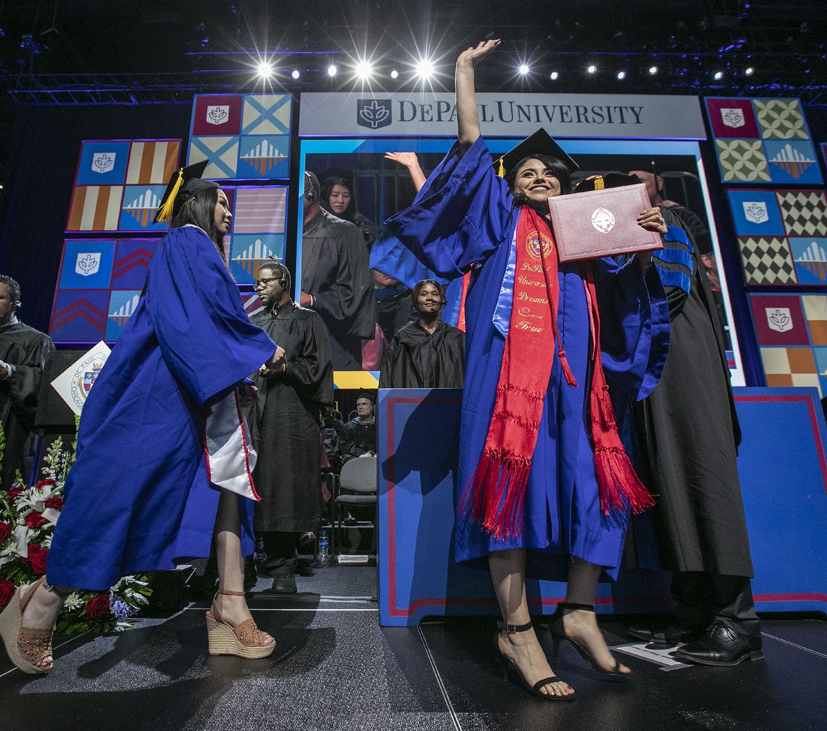 DePaul_News's tweet photo. Tassels turned! Congrats, Driehaus College of Business grads. Wrapping up a great commencement weekend @DePaulU @driehausbus @DePaulMBA  #DePaulGrad2018 #herewedo 🔵🔴🎓

📸 Jamie Moncrief, @DePaulU https://t.co/T9hREp0Ver