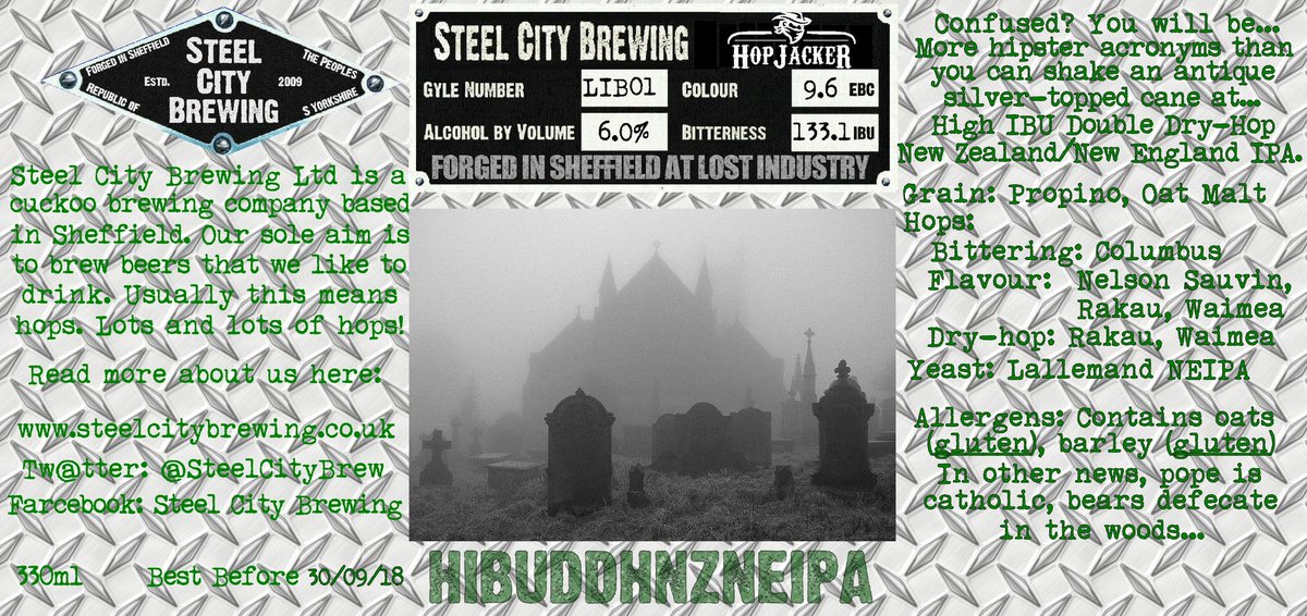 Steelcitybrew's tweet image. New bottles coming very soon to the usual suspects... First up, collab with @HopJacker